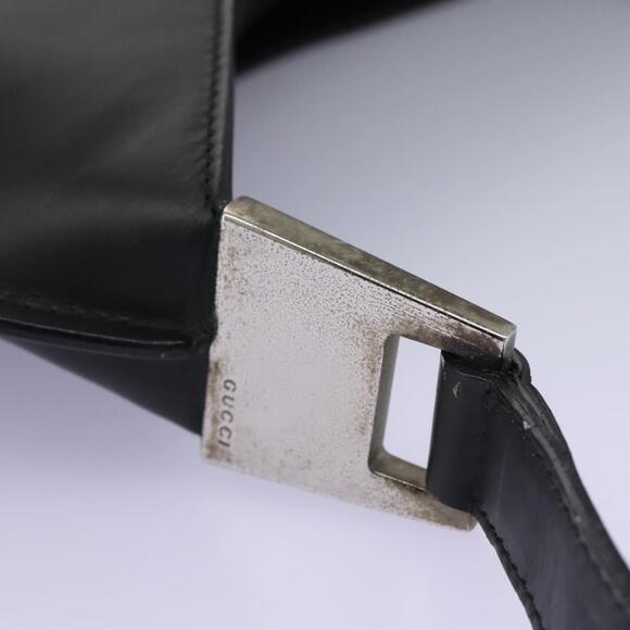 GUCCI Shoulder Bag Leather Black - Picture 8 of 16
